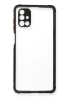 BFS  Samsung Galaxy M51 Kılıf Miami Şeffaf Silikon - Siyah