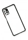 BFS  Samsung Galaxy M51 Kılıf Miami Şeffaf Silikon - Siyah