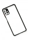 BFS Samsung Galaxy M51 Kılıf Miami Şeffaf Silikon - Siyah