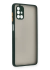 BFS  Samsung Galaxy M51 Kılıf Montreal Silikon Kapak - Yeşil