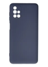 BFS  Samsung Galaxy M51 Kılıf Nano içi Kadife Silikon - Gri
