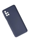 BFS  Samsung Galaxy M51 Kılıf Nano içi Kadife Silikon - Gri