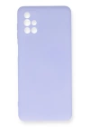 BFS  Samsung Galaxy M51 Kılıf Nano içi Kadife Silikon - Lila
