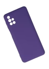 BFS  Samsung Galaxy M51 Kılıf Nano içi Kadife Silikon - Mor