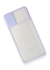 BFS  Samsung Galaxy M51 Kılıf Palm Buzlu Kamera Sürgülü Silikon - Lila
