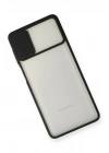 BFS  Samsung Galaxy M51 Kılıf Palm Buzlu Kamera Sürgülü Silikon - Siyah