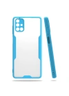 BFS  Samsung Galaxy M51 Kılıf Platin Silikon - Mavi