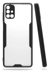 BFS  Samsung Galaxy M51 Kılıf Platin Silikon - Siyah