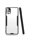 BFS  Samsung Galaxy M51 Kılıf Platin Silikon - Siyah