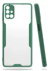 BFS  Samsung Galaxy M51 Kılıf Platin Silikon - Yeşil
