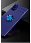 BFS  Samsung Galaxy M51 Kılıf Range Yüzüklü Silikon - Mavi