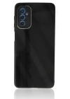 BFS  Samsung Galaxy M52 5G Kılıf Glass Kapak - Siyah