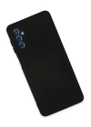 BFS Samsung Galaxy M52 5G Kılıf Kelvin Kartvizitli Silikon - Siyah