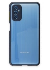 BFS  Samsung Galaxy M52 5G Kılıf Miami Şeffaf Silikon - Lacivert