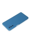 BFS  Samsung Galaxy M52 5G Kılıf Nano içi Kadife Silikon - Mavi