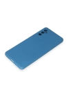 BFS  Samsung Galaxy M52 5G Kılıf Nano içi Kadife Silikon - Mavi