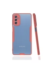 BFS  Samsung Galaxy M52 5G Kılıf Platin Silikon - Pembe