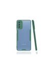 BFS  Samsung Galaxy M52 5G Kılıf Platin Silikon - Yeşil