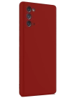 BFS  Samsung Galaxy Note 20 Kılıf First Silikon - Bordo