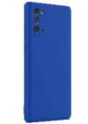 BFS  Samsung Galaxy Note 20 Kılıf First Silikon - Mavi
