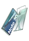 BFS  Samsung Galaxy Note 20 Kılıf Lüx Şeffaf Silikon