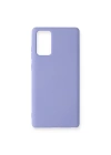 BFS  Samsung Galaxy Note 20 Kılıf Nano içi Kadife Silikon - Lila