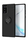 BFS  Samsung Galaxy Note 20 Kılıf Range Yüzüklü Silikon - Siyah