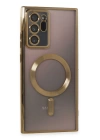 BFS  Samsung Galaxy Note 20 Ultra Kılıf Kross Magneticsafe Kapak - Gold