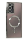 BFS  Samsung Galaxy Note 20 Ultra Kılıf Kross Magneticsafe Kapak - Gümüş