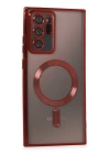 BFS  Samsung Galaxy Note 20 Ultra Kılıf Kross Magneticsafe Kapak - Kırmızı