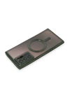 BFS  Samsung Galaxy Note 20 Ultra Kılıf Kross Magneticsafe Kapak - Koyu Yeşil