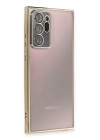 BFS  Samsung Galaxy Note 20 Ultra Kılıf Razer Lensli Silikon - Gold