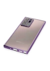 BFS  Samsung Galaxy Note 20 Ultra Kılıf Razer Lensli Silikon - Mor