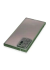 BFS  Samsung Galaxy Note 20 Ultra Kılıf Razer Lensli Silikon - Yeşil