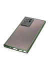 BFS  Samsung Galaxy Note 20 Ultra Kılıf Razer Lensli Silikon - Yeşil