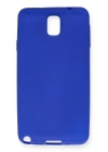 BFS  Samsung Galaxy Note 3 / N9000 Kılıf First Silikon - Mavi