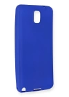 BFS  Samsung Galaxy Note 3 / N9000 Kılıf First Silikon - Mavi