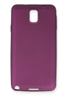 BFS  Samsung Galaxy Note 3 / N9000 Kılıf First Silikon - Mürdüm