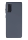 BFS  Samsung Galaxy S20 Kılıf Nano içi Kadife Silikon - Gri