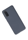BFS  Samsung Galaxy S20 Kılıf Nano içi Kadife Silikon - Gri