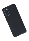 BFS  Samsung Galaxy S20 Kılıf Nano içi Kadife Silikon - Lacivert
