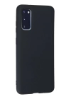 BFS  Samsung Galaxy S20 Kılıf Nano içi Kadife Silikon - Lacivert