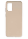 BFS  Samsung Galaxy S20 Kılıf Nano içi Kadife Silikon - Pudra