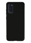 BFS  Samsung Galaxy S20 Kılıf Nano içi Kadife Silikon - Siyah