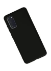 BFS  Samsung Galaxy S20 Kılıf Nano içi Kadife Silikon - Siyah