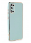 BFS  Samsung Galaxy S20 Kılıf Volet Silikon - Açık Yeşil
