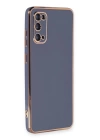 BFS  Samsung Galaxy S20 Kılıf Volet Silikon - Mavi