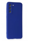 BFS  Samsung Galaxy S21 FE Kılıf First Silikon - Lacivert