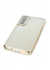 BFS Samsung Galaxy S21 FE Kılıf Lensli Silikon - Gold