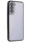BFS Samsung Galaxy S21 FE Kılıf Lensli Silikon - Siyah